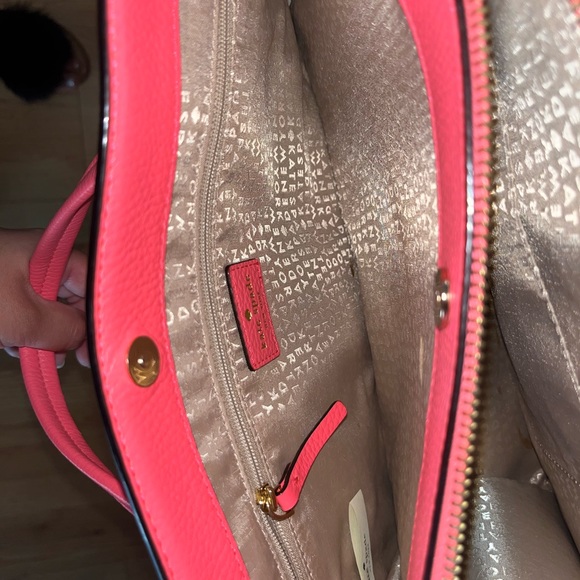 Kate Spade neon pink tote crossbody bag - Picture 6 of 6